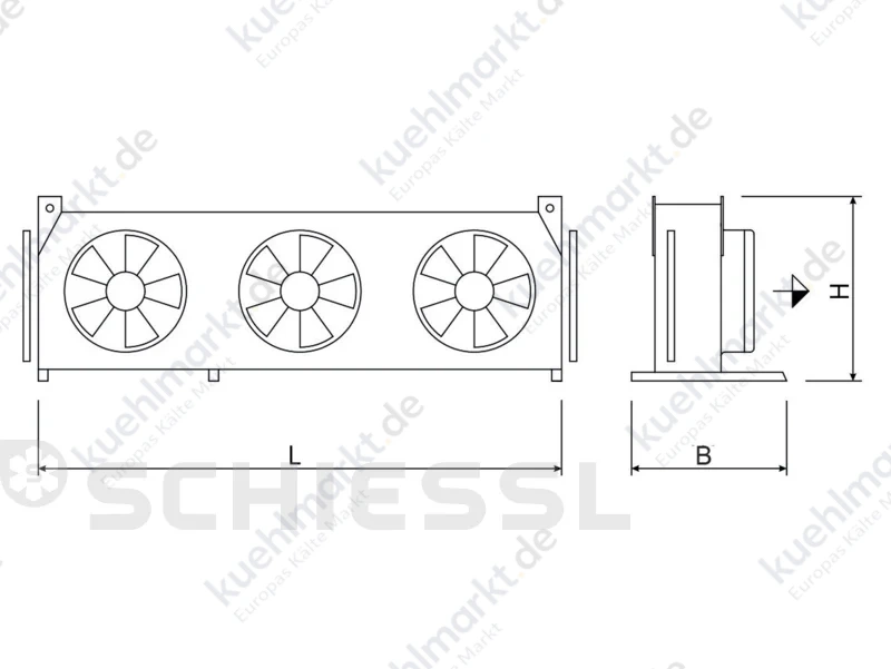 Güntner Axiallüfterverflüssiger AC GCVC RD 035.2/13-30 4243752