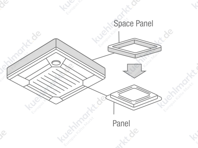 Mitsubishi Sockelblende PAC-SJ65AS-E
