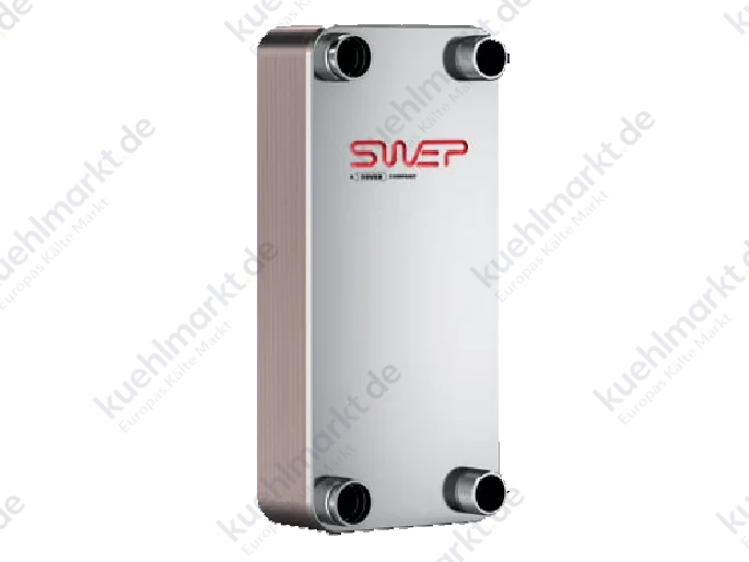 SWEP Plattenwärmetauscher 31bar V80Hx40/1P-SC-S 16+35.1Löt+2x1 1/4''+28L