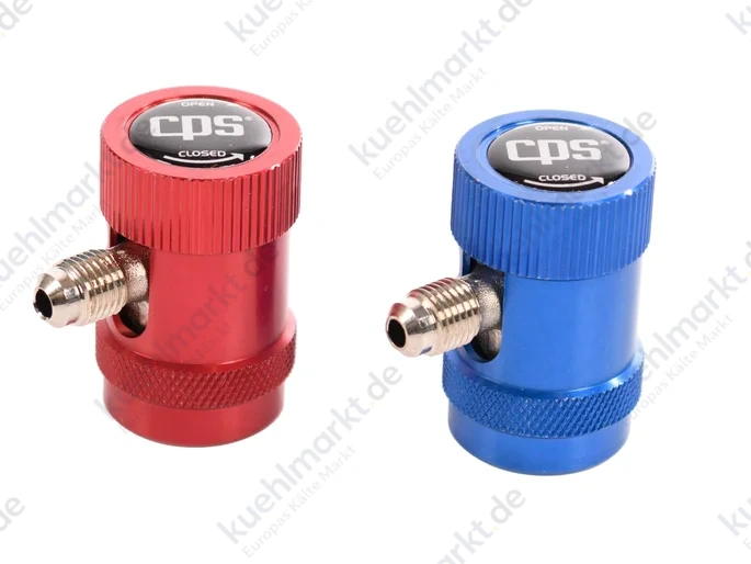 CPS KFZ Schnellkupplung QCL14-EU R134a 7/16''UNF ND (blau)