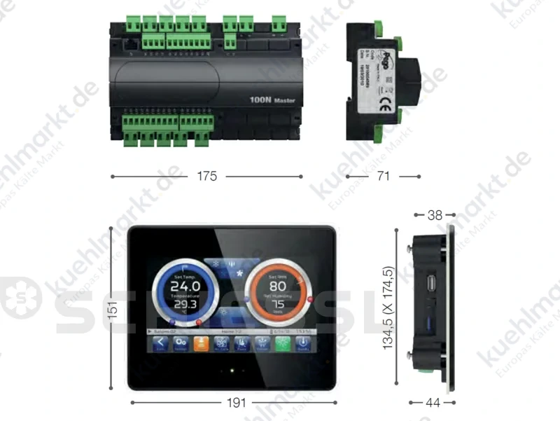 Pego Touch Steuerung 230V Vision Touch THR m.100N Master3