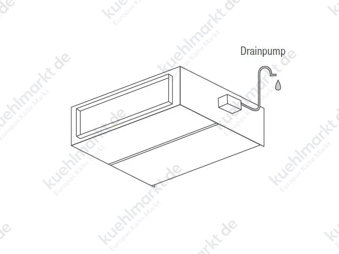 Mitsubishi Tauwasserpumpe PAC-KE06DM-F für PEA-M Kanalgeräte