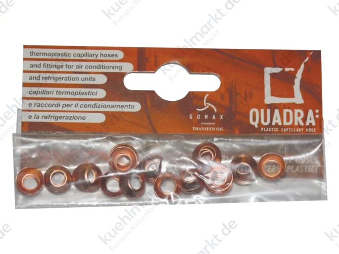 Gomax Kupfer-Dichtringe 5/8 UNF WRP504 Quada (Pack=50Stck)
