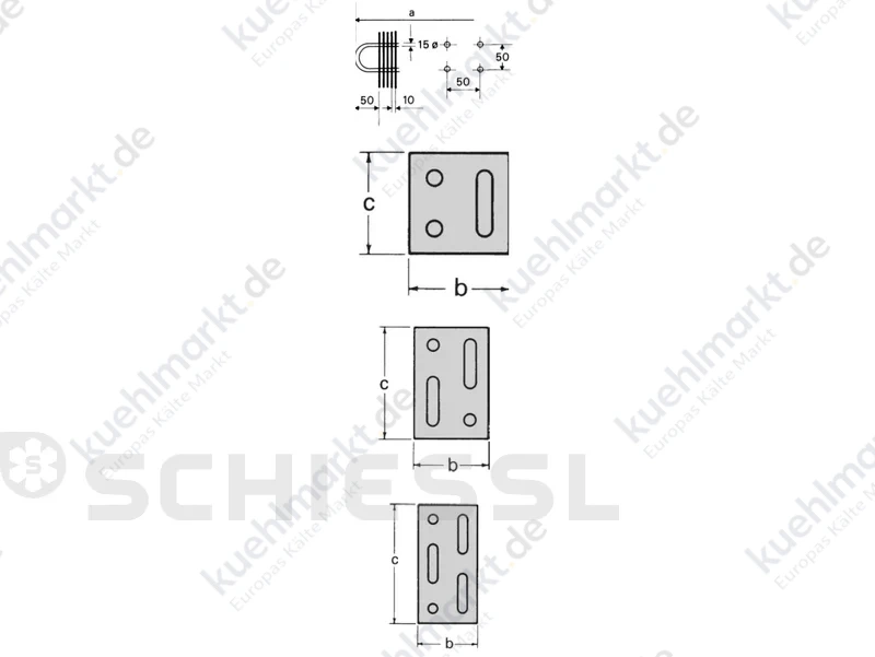 Roller Luftkühler Freikühl FK 159 1000x100x150mm
