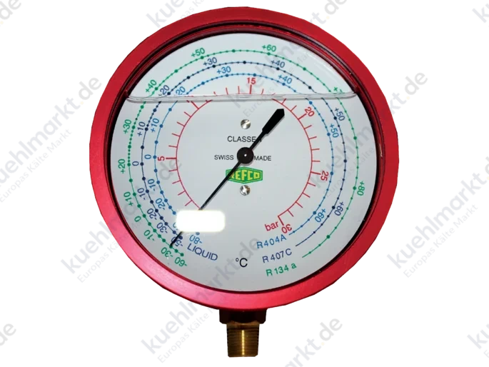 Refco Druckmanometer 60mm 1/8''NPT R3-320-MR407C 1/+30bar