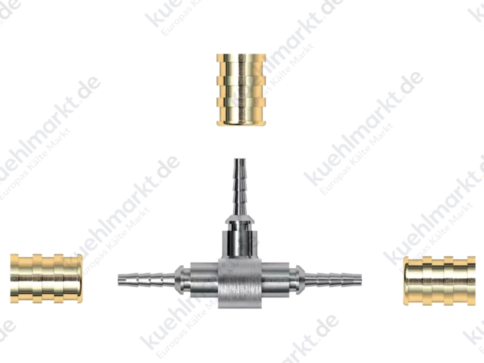 Gomax Press-Anschluss KPB0C1 Quadra DN2 T-Stück (Pack=10Stck)