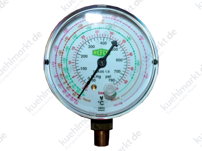 Refco Druckmanometer 68mm 1/8''NPT M2-500-DS-CLIM -1/+54bar