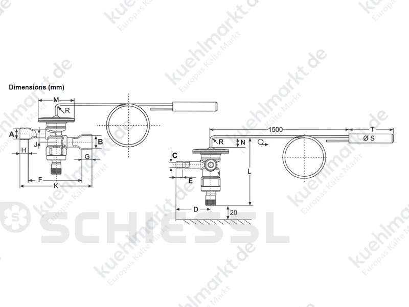 Alco Expansionsventil R290 TIH-P03MMFLR