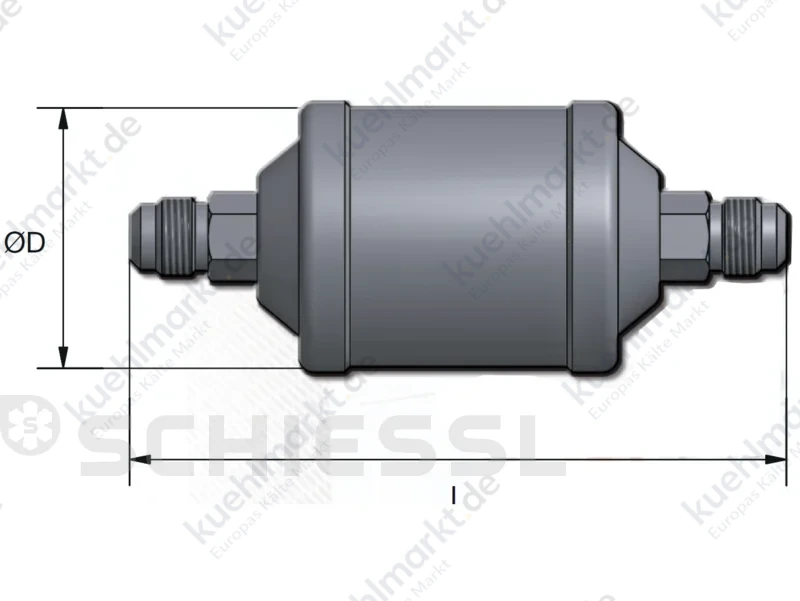 Parker Filtertrockner 45bar PR305 7/8'' UNF
