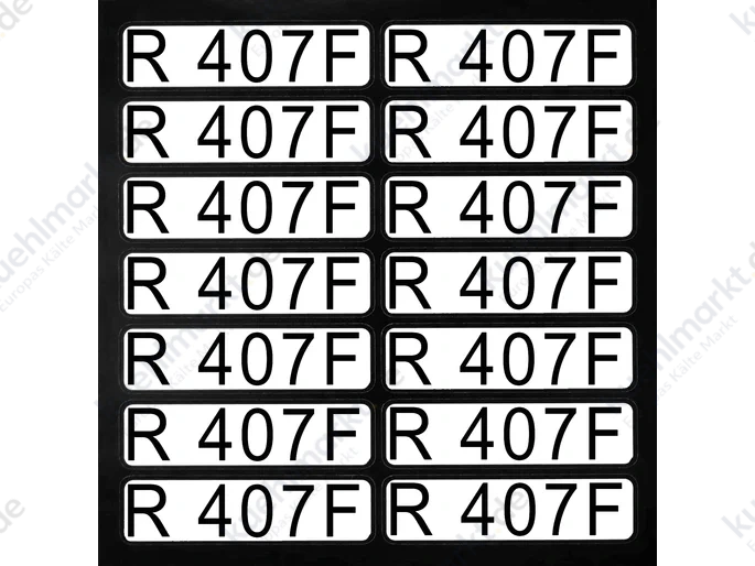 Aufkleber für Richtungspfeile R407F (1 Satz = 14 St.)