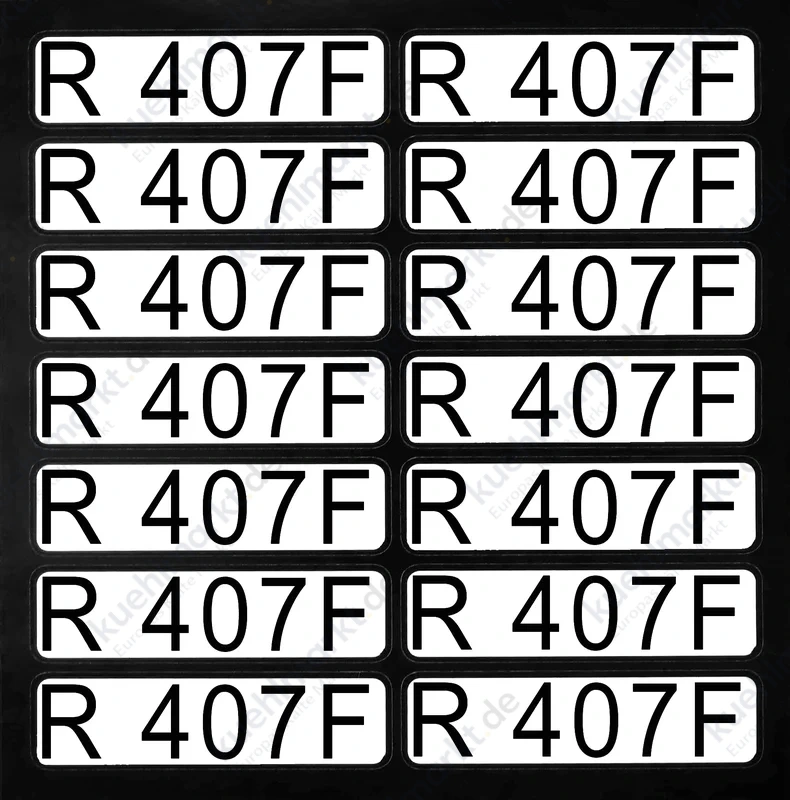 Aufkleber für Richtungspfeile R407F (1 Satz = 14 St.)