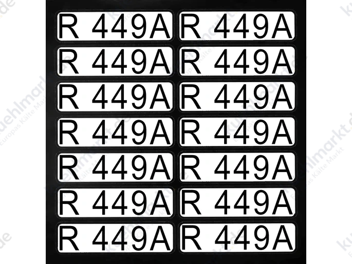 Aufkleber für Richtungspfeile R449A (1 Satz = 14 St.)