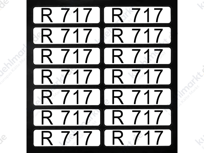 Aufkleber für Richtungspfeile R717 (1 Satz = 14 St.)