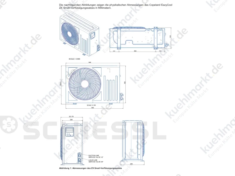 Copeland Außeneinheit EazyCool ZXME-013E-PFJ 301