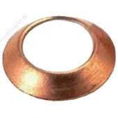 Kupfer-Dichtkappe DK 7/16''UNF m.Rand (Hansa)