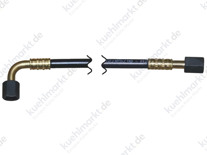 Gomax flex.Kältemittelleitung CCH300 DN4 3000mm 7/16''UNFgerade/90°