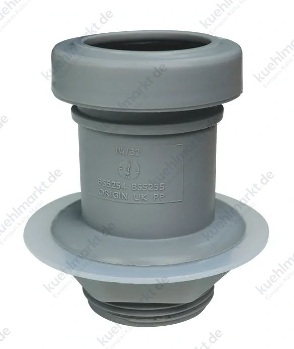 Sauermann Wanddurchgangsstück f. 32mm (1 1/4'') (1Stk)