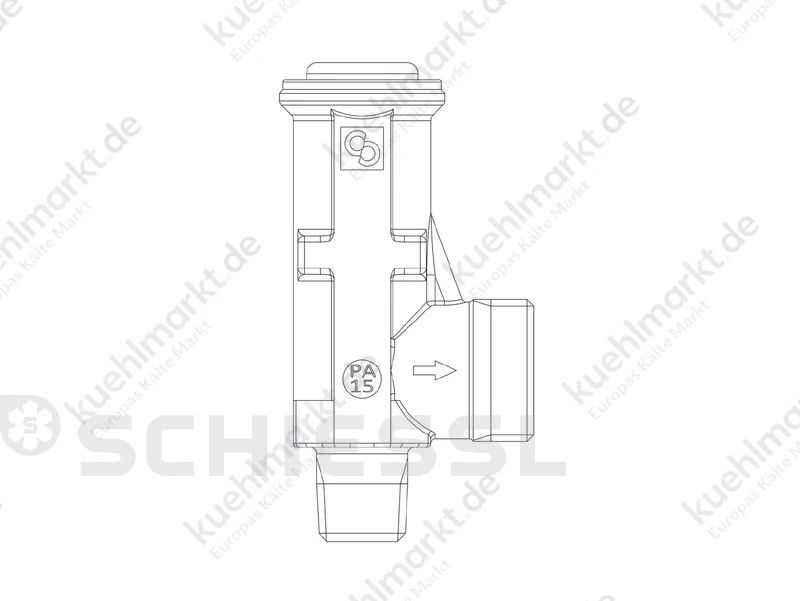 Castel Sicherheitsventil 3065/4C 280 28bar