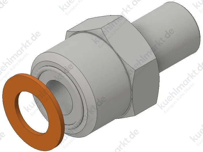 Danfoss Anschluss m.Dichtung OUB4 3/4''Löt Durchgang 040B0268