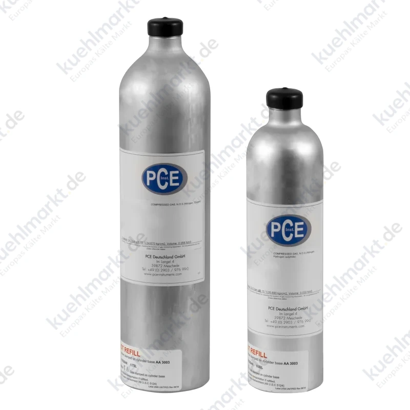 Prüfgas R290/R1270/R744 Druckdose 58l f. Gas-Pro