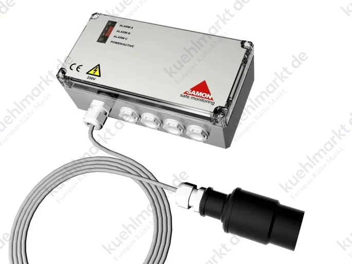 Samon Gaswarnanlage für Ammoniak GSR24-NH3-4000: 12-24V AC/DC, IP54, 5m