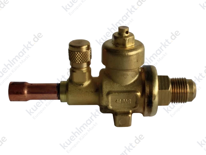 Euro Service-Ventil BI-FLOW HFC-HFO 10 mm Löt x3/8''UNF REF1.0.S.A.010.1.F38