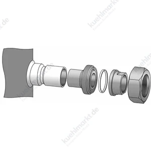 Danfoss Adaptersatz Löt zu Rotolock f. SZ/SM110-120 7765006