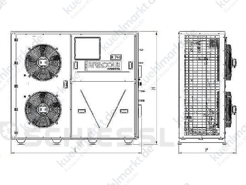 Rivacold Außeneinheit NK CO2 H2DM245X11062