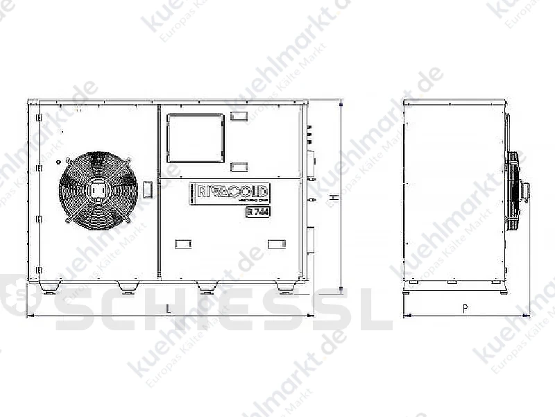Rivacold Außeneinheit TK HDL145X14022
