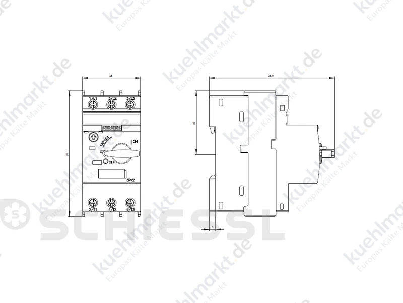 Siemens Motorschutzschalter 3RV2011-1HA10 5,5-8A (VD4)