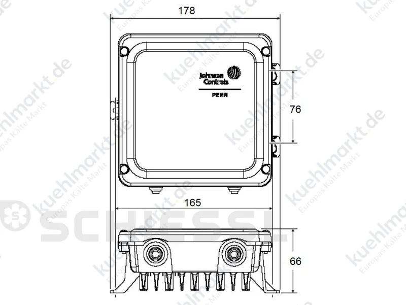 Penn Drehzahlregler P216EEA-2K 4-42bar 12A m.Druckaufnehmer