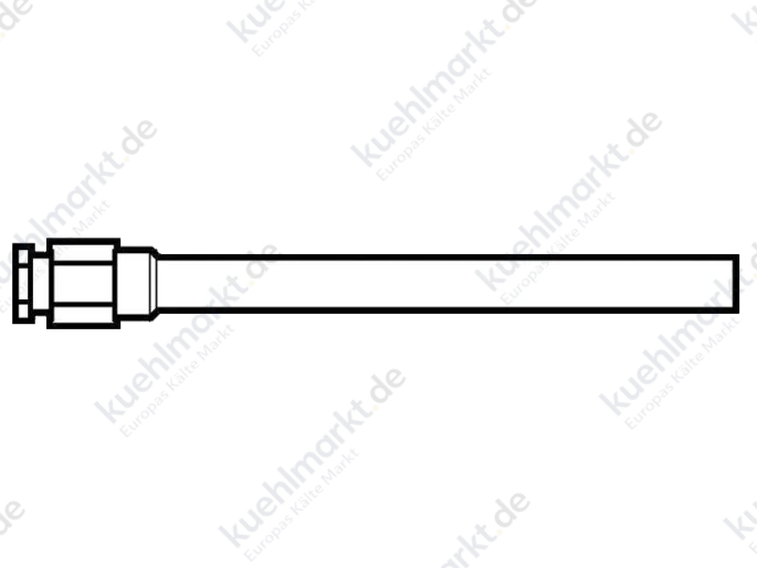 Danfoss Tauchhülse f. RT/MP Thermostate G1/2''x180mm 017-4367