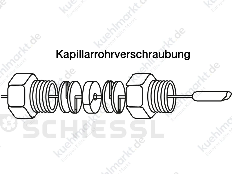 Penn Kapillarrohrverschraubung FTG13A-600R