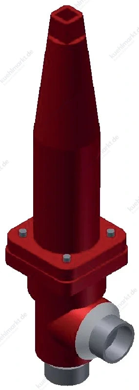 Danfoss Absperrventil lange Spindel Eck SVA-L 15 D ANG CAP 148B5241