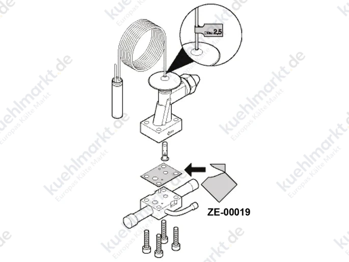 Honeywell Flachdichtung f. TMVL(X) ZE-00019