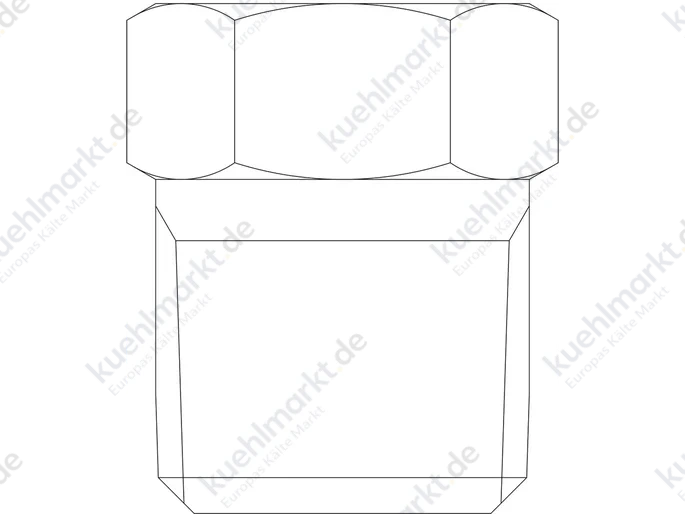 Castel Verschlussstopfen NPT 1/2'' 7521/4