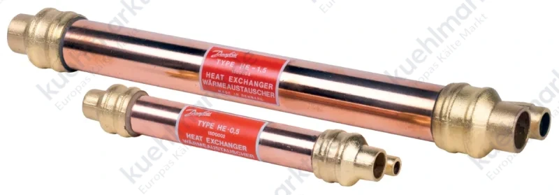 Danfoss Wärmeaustauscher HE0,5 1/2''x1/4''Löt 015D0002