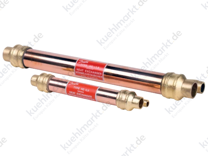 Danfoss Wärmeaustauscher HE1,0 5/8''x3/8''Löt 015D0004