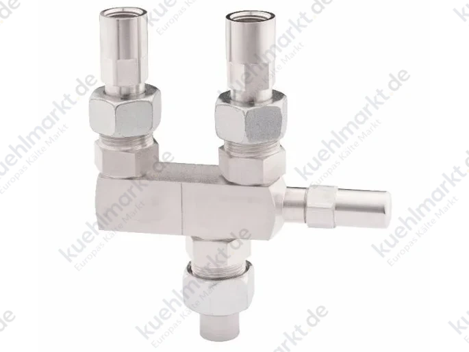 AWA Wechselventil 160bar E30W mit 2 Ausg.G1/2'',Eingang 7/8'' Löt