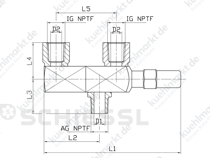 AWA Wechselventil E30W 1.4301