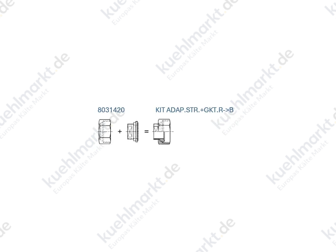 Copeland Adapter Löt zu Rotalock 1-1/4''x22mm Löt 8031420