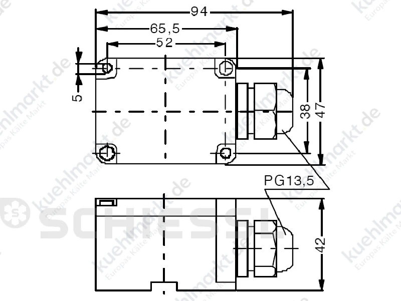 Penn Außenfühler IP54 A99EY-1C Temperatur