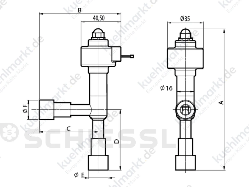 Panasonic CO2 elektr. Einspritzventil PAW-E2V05CWAC0