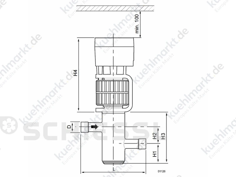 Siemens elektronisches Regelventil MVL661.32-10