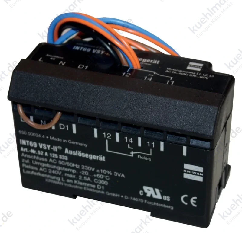 Kriwan Motorschutzgerät Ersatz f. Bitzer INT 69 VSY-II f.VSK 347 009 01