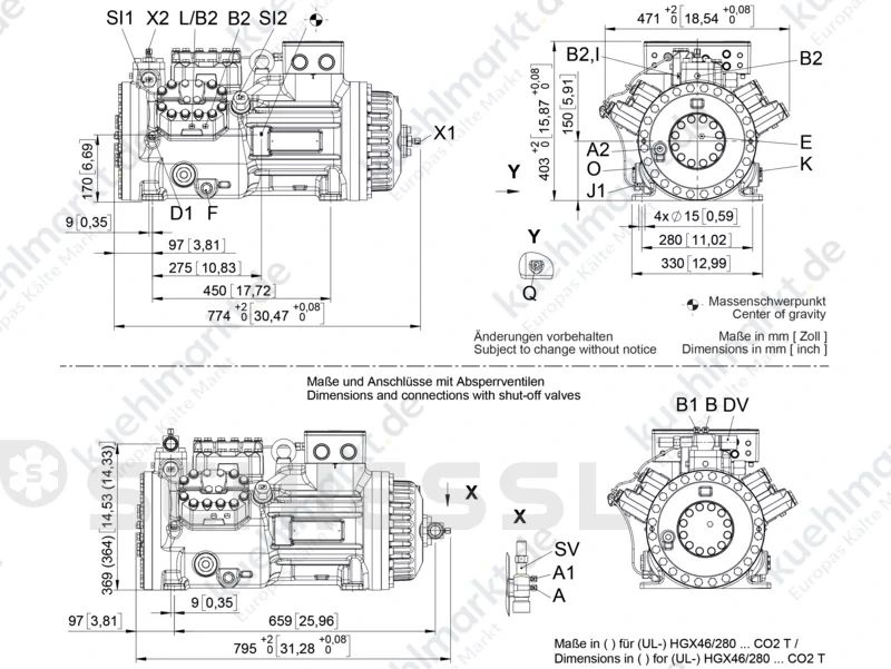 Bock Verdichter CO2 HGX 46/310-4 SH T 400V