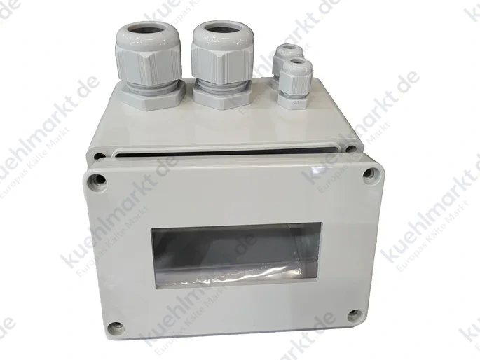 Copeland/Dixell Gehäuse zur Wandmontage MBT Multi-Box mit Ausschnitt 74x32mm