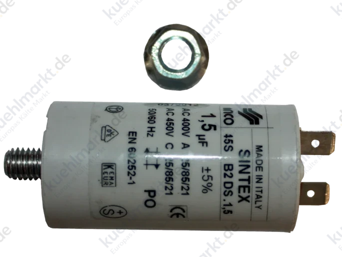 Tecumseh Betriebskondensator Silensys 1,5mF 450V 8640124