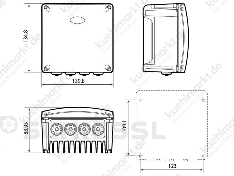 Carel Drehzahlregler FCP/1 230V 8A IP54