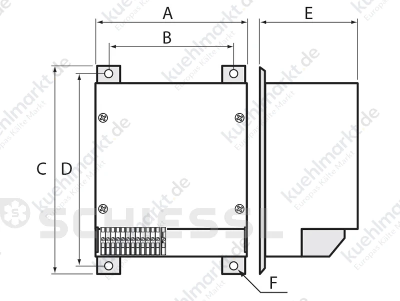 Carel Drehzahlregler FCS 400V 20A IP20 0-10V